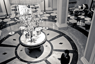 hotel lobby