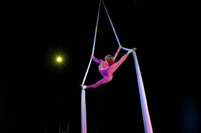 Trapeze Artist at Circus Circus, Las Vegas