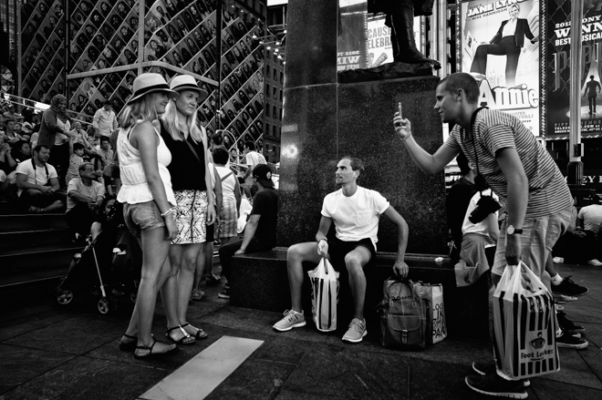 Times Square Tourists