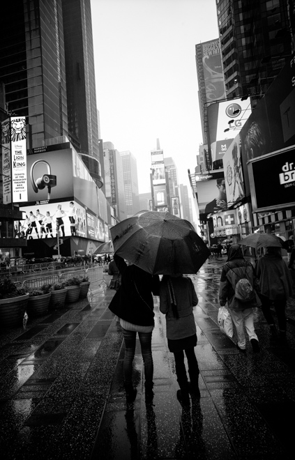 Times Square Rain