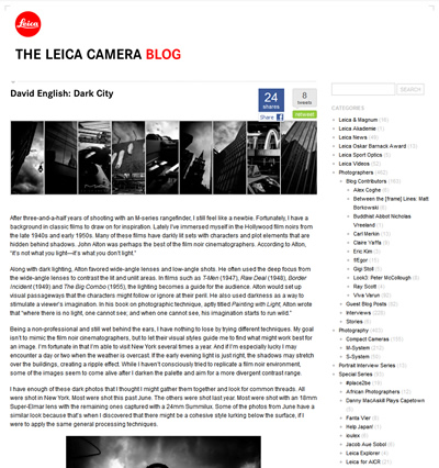 Leica Camera Blog Guest Post