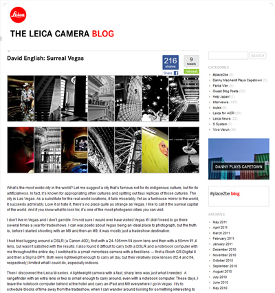 Leica Camera Blog Guest Post