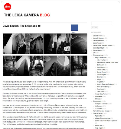 Leica Camera Blog Guest Post